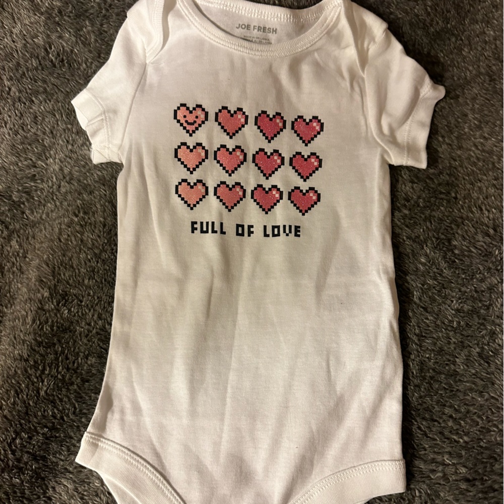 6-12 month infant onesie